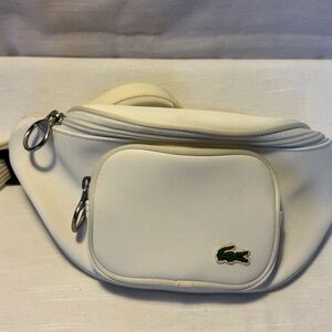 Lacoste White Belt Bag Waist Pack NWOT